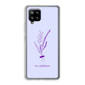 CaseCompany Be a wildflower: Samsung Galaxy A42 5G Transparant Hoesje