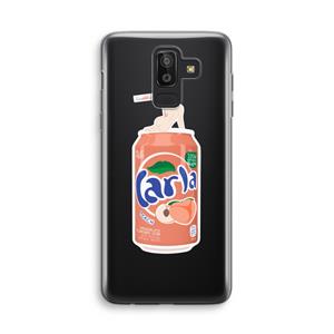 CaseCompany S(peach)less: Samsung Galaxy J8 (2018) Transparant Hoesje