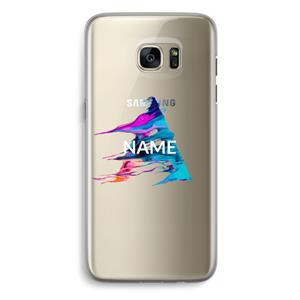 CaseCompany Abstract Spectrum: Samsung Galaxy S7 Edge Transparant Hoesje