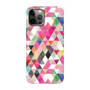 CaseCompany Gekleurde driehoekjes: Volledig geprint iPhone 12 Pro Hoesje