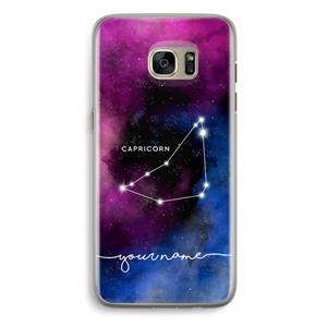 CaseCompany Sterrenbeeld - Donker: Samsung Galaxy S7 Edge Transparant Hoesje