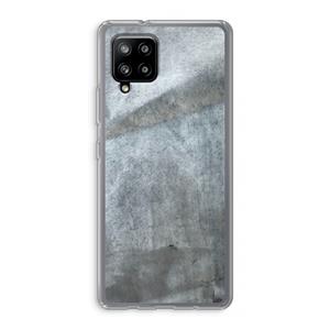 CaseCompany Grey Stone: Samsung Galaxy A42 5G Transparant Hoesje