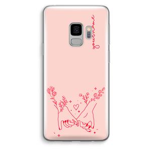 CaseCompany Best Friends: Samsung Galaxy S9 Transparant Hoesje