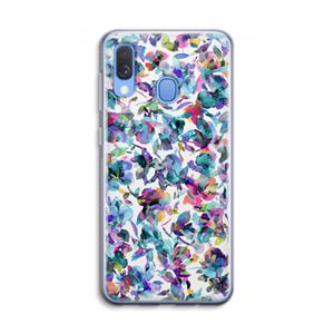 CaseCompany Hibiscus Flowers: Samsung Galaxy A40 Transparant Hoesje