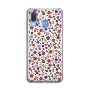 CaseCompany Planets Space: Samsung Galaxy A40 Transparant Hoesje