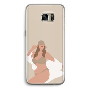 CaseCompany One of a kind: Samsung Galaxy S7 Edge Transparant Hoesje