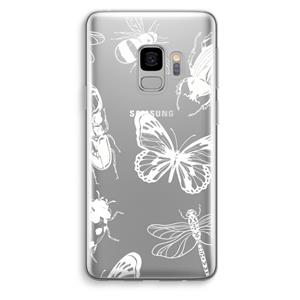 CaseCompany Tiny Bugs: Samsung Galaxy S9 Transparant Hoesje