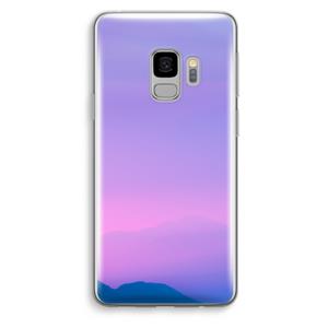 CaseCompany Sunset pastel: Samsung Galaxy S9 Transparant Hoesje