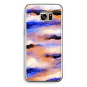CaseCompany Donkere Wolken: Samsung Galaxy S7 Edge Transparant Hoesje