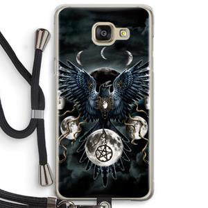CaseCompany Sinister Wings: Samsung Galaxy A5 (2016) Transparant Hoesje met koord