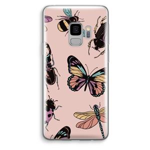 CaseCompany Tiny Bugs: Samsung Galaxy S9 Transparant Hoesje