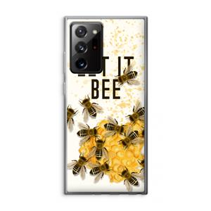 CaseCompany Let it bee: Samsung Galaxy Note 20 Ultra / Note 20 Ultra 5G Transparant Hoesje