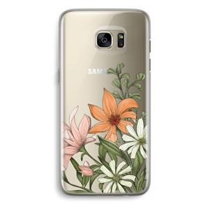 CaseCompany Floral bouquet: Samsung Galaxy S7 Edge Transparant Hoesje