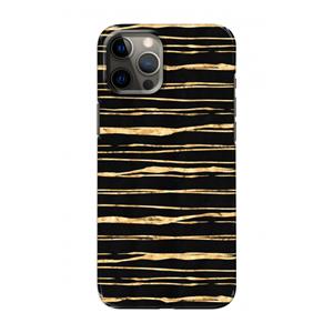 CaseCompany Gouden strepen: Volledig geprint iPhone 12 Pro Hoesje