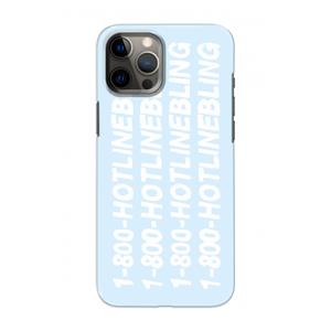 CaseCompany Hotline bling blue: Volledig geprint iPhone 12 Pro Hoesje