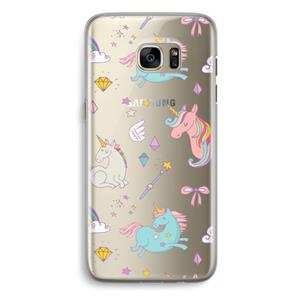 CaseCompany Fantasiewereld: Samsung Galaxy S7 Edge Transparant Hoesje