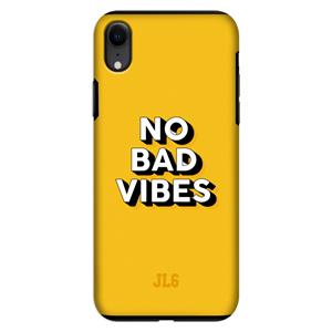 CaseCompany No Bad Vibes: iPhone XR Tough Case