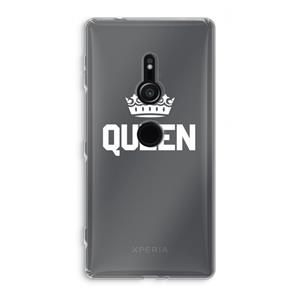 CaseCompany Queen zwart: Sony Xperia XZ2 Transparant Hoesje