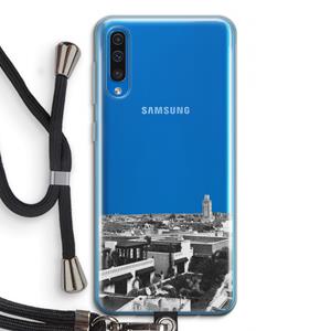 CaseCompany Marrakech Skyline : Samsung Galaxy A50 Transparant Hoesje met koord