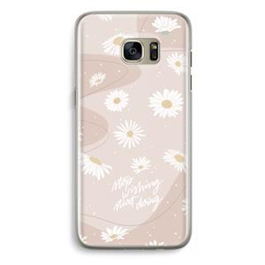 CaseCompany Daydreaming becomes reality: Samsung Galaxy S7 Edge Transparant Hoesje