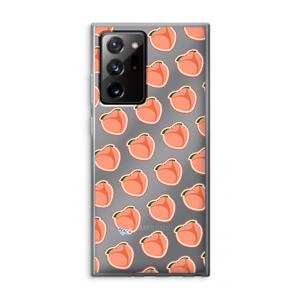 CaseCompany Just peachy: Samsung Galaxy Note 20 Ultra / Note 20 Ultra 5G Transparant Hoesje