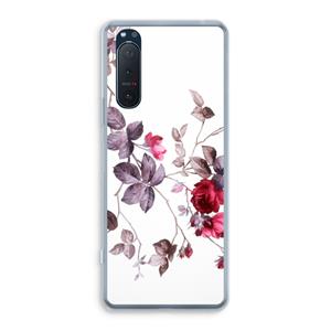 CaseCompany Mooie bloemen: Sony Xperia 5 II Transparant Hoesje