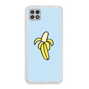 CaseCompany Banana: Samsung Galaxy A22 4G Transparant Hoesje