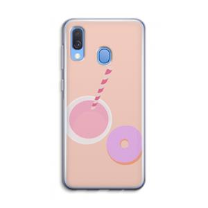 CaseCompany Donut: Samsung Galaxy A40 Transparant Hoesje