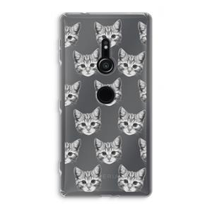 CaseCompany Kitten: Sony Xperia XZ2 Transparant Hoesje