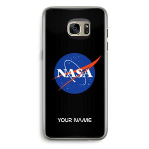CaseCompany NASA: Samsung Galaxy S7 Edge Transparant Hoesje