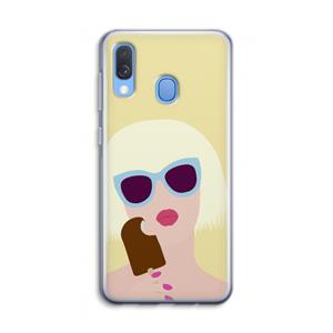 CaseCompany Ice cream: Samsung Galaxy A40 Transparant Hoesje