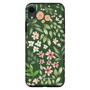 CaseCompany Botanical green sweet flower heaven: iPhone XR Tough Case