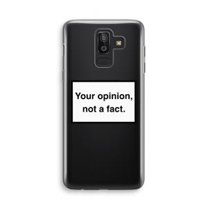 CaseCompany Your opinion: Samsung Galaxy J8 (2018) Transparant Hoesje