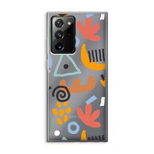 CaseCompany Abstract: Samsung Galaxy Note 20 Ultra / Note 20 Ultra 5G Transparant Hoesje