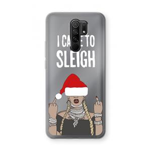 CaseCompany Came To Sleigh: Xiaomi Redmi 9 Transparant Hoesje