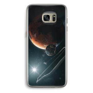 CaseCompany Mars Renaissance: Samsung Galaxy S7 Edge Transparant Hoesje
