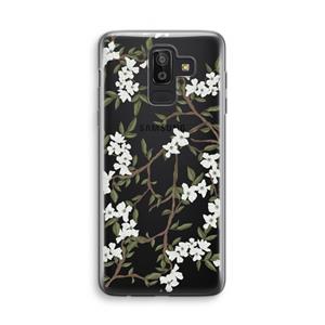 CaseCompany Blossoming spring: Samsung Galaxy J8 (2018) Transparant Hoesje