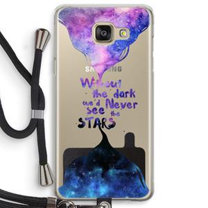CaseCompany Stars quote: Samsung Galaxy A5 (2016) Transparant Hoesje met koord