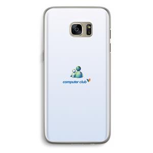CaseCompany MSN: Samsung Galaxy S7 Edge Transparant Hoesje