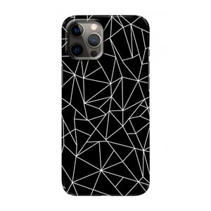 CaseCompany Geometrische lijnen wit: Volledig geprint iPhone 12 Pro Hoesje