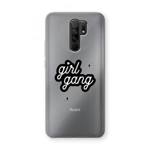 CaseCompany Girl Gang: Xiaomi Redmi 9 Transparant Hoesje