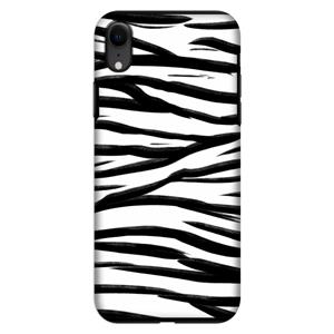 CaseCompany Zebra pattern: iPhone XR Tough Case