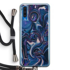 CaseCompany Mirrored Mirage: Samsung Galaxy A50 Transparant Hoesje met koord