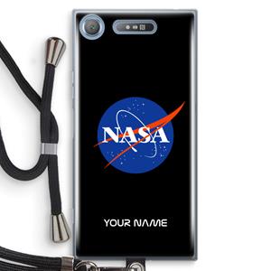 CaseCompany NASA: Sony Xperia XZ1 Transparant Hoesje met koord