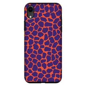 CaseCompany Purple Giraffe: iPhone XR Tough Case