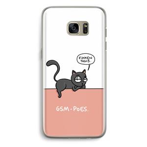 CaseCompany GSM poes: Samsung Galaxy S7 Edge Transparant Hoesje