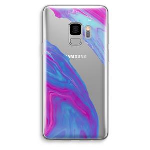 CaseCompany Zweverige regenboog: Samsung Galaxy S9 Transparant Hoesje