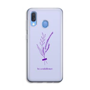 CaseCompany Be a wildflower: Samsung Galaxy A40 Transparant Hoesje