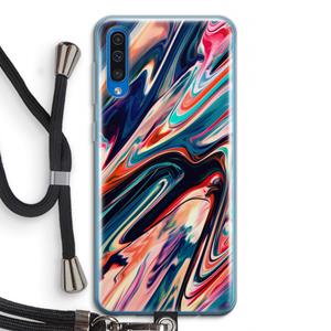 CaseCompany Quantum Being: Samsung Galaxy A50 Transparant Hoesje met koord