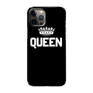 CaseCompany Queen zwart: Volledig geprint iPhone 12 Pro Hoesje